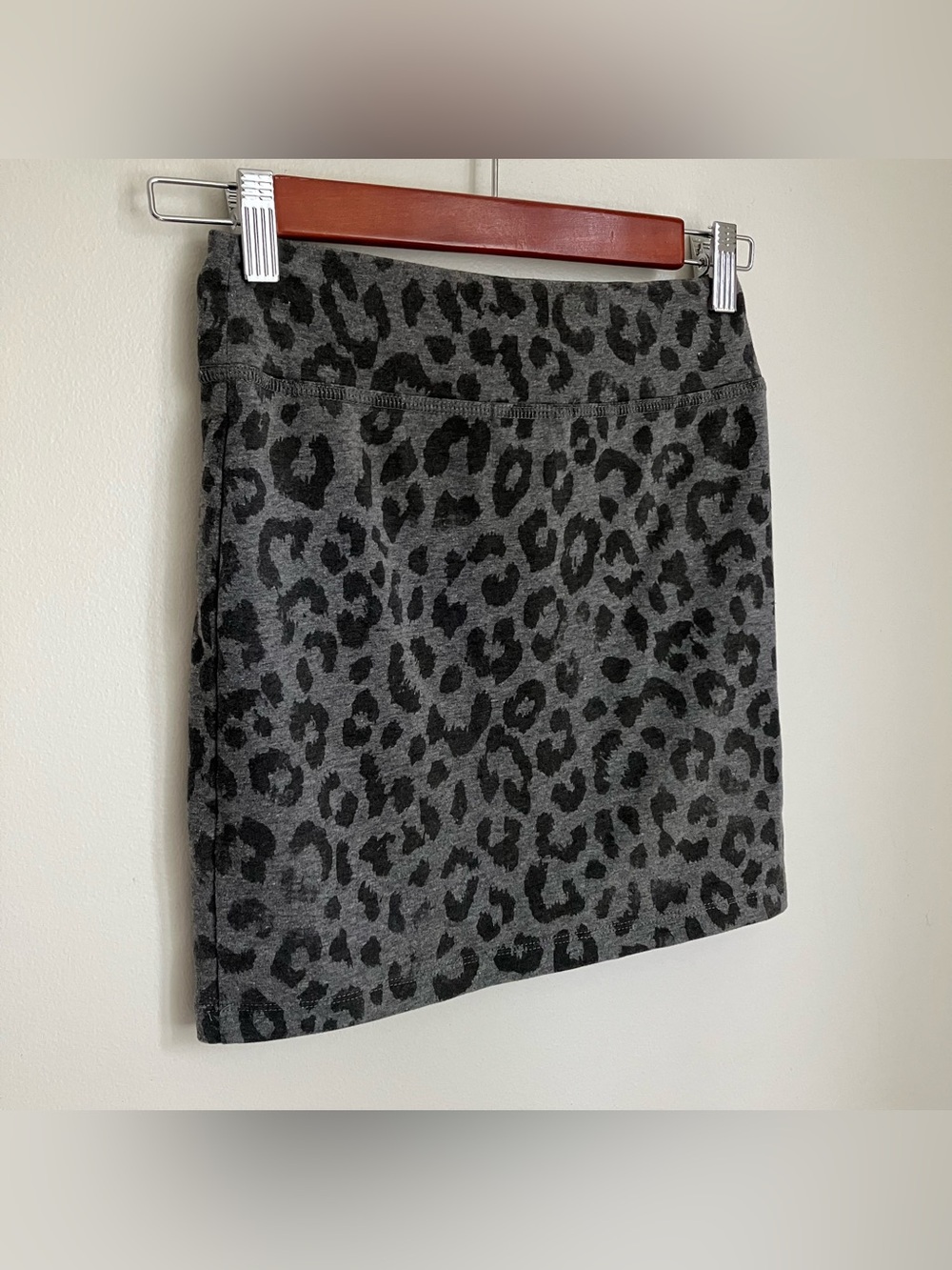 Garage Leopard Print Micro Mini Skirt